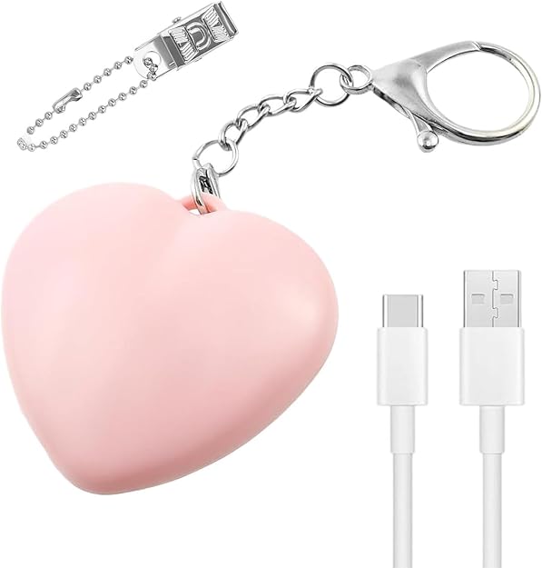 ✨ Heart-Shaped LED Bag Light